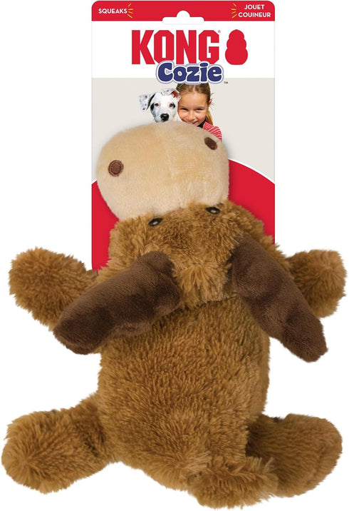 2 Pack KONG XL - Soft Plush Dog Toy for Large Breeds - Durable, Cuddly & Squeaky - Perfect for Play & Comfort