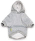 DroolingDog Small Dog Hoodie Pet Sweater T-Shirt for Small Medium Dogs, Grey Clothes for Girls