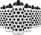 Yaomiao 12 Pcs 20 oz Soccer Water Bottle for Boys, Reusable BPA Free Squeeze Bottles