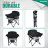 500 LBS SUNNYFEEL Oversized Camping Chair Heavy Duty Folding Moon Chair Large Sofa Chair for Adults Portable Camp Lawn