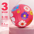 Size 3 Soccer Ball - Girls Soccer Ball Size 3, Pink Sports Training Ball for Kids Aged 4-6, Birthday Gifts