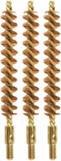 3-Pack Tipton Best Gun Bore Brush Bronze Bristles for Removing Fouling and Residue in Barrel for Gunsmithing, Gun