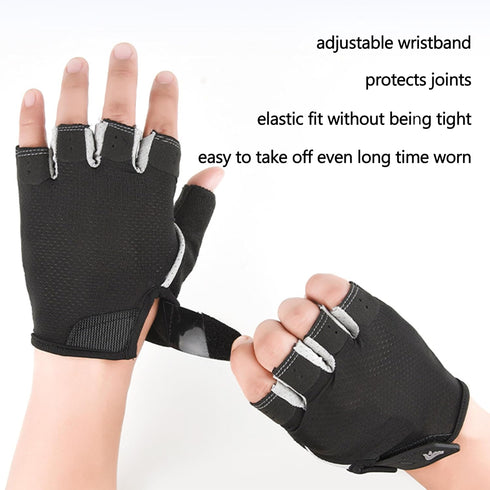 Mawjom Women's Half-Finger Cycling Workout Gloves for Outdoor Activities