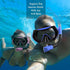 JRing Set 180 Swimming, Snorkeling Gear for Adults, Snorkel Mask with Degree Tempered Glass Anti Fog Goggles Scuba Dry
