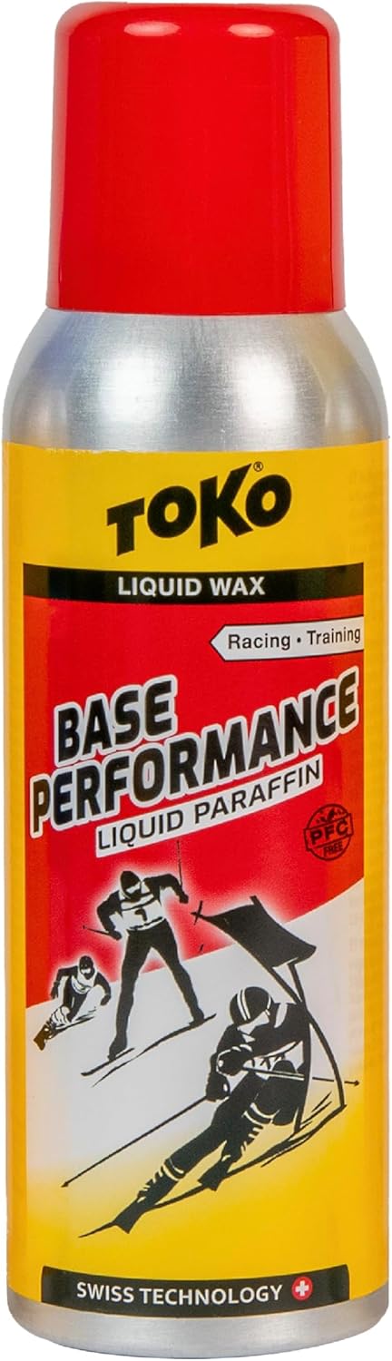 TOKO Base Performance Liquid Paraffin Red 100ml One Size for Ski and Snowboard