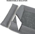Large Dark Grey Orthopedic Dog Bed, Waterproof with Removable Cover, 4-Sides Removable Bolster Soft Sofa Bed