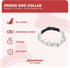 Downtown Pet Supply Medium Chrome Plated/Nylon Prong Collar for Dogs, Adjustable No-Choke and No Pull Dog Collar, Pinch