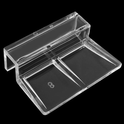 12 Pack Aquarium Lid Clips, DIY Aquarium Lid Holder, Clear Acrylic Fish Tank Support for 8MM Glass