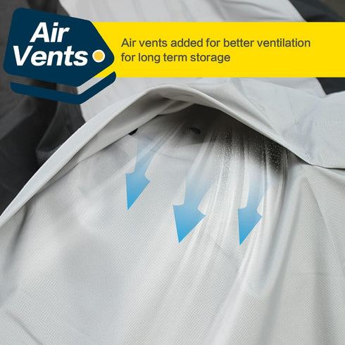 VINPATIO 600D Jet Ski Cover, Heavy Duty Waterproof and UV Protection PWC Cover, 96"-101" L