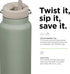KLEAN KANTEEN 32oz Wide Twist Cap Bottle - 1 EA
