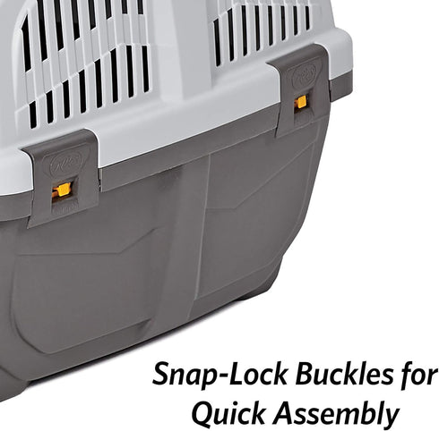 MidWest Homes for Pets Skudo Plastic Carrier, 19-Inch, Ideal for "Toy" Dogs up to 6 Pounds