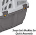MidWest Homes for Pets Skudo Plastic Carrier, 19-Inch, Ideal for "Toy" Dogs up to 6 Pounds