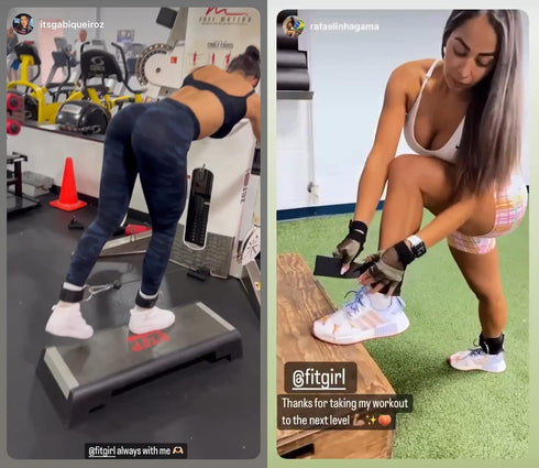 FITGIRL Ankle Strap for Cable Exercise Machines - Workout Cuff Attachment for Home & Gym Glute Workouts