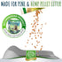 Small Pet Select Pine Pellet Cat Litter Box with 5 Pee Pads and Litter Scoop, Easy to Clean System