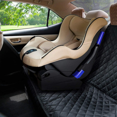 LIFTGO Waterproof Dog Car Seat Cover - Scratchproof Bench Cover for Back Seat, Universal Fit for Cars/Trucks/SUVs