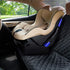 LIFTGO Waterproof Dog Car Seat Cover - Scratchproof Bench Cover for Back Seat, Universal Fit for Cars/Trucks/SUVs