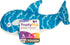 Strong 'N Silent Silent Swimmer Soft Plush Orca Chew Guard Dog Toy - Blue, Large