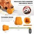iFur Interactive Tug of War Dog Toy, Pumpkin Fetch Toy, Tough Chew Toys for Small Medium Large Dogs, Indoor/Outdoor