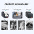 Dog Car Seat Center Console - Portable Booster Seat for Small Pets, Fully Detachable and Washable