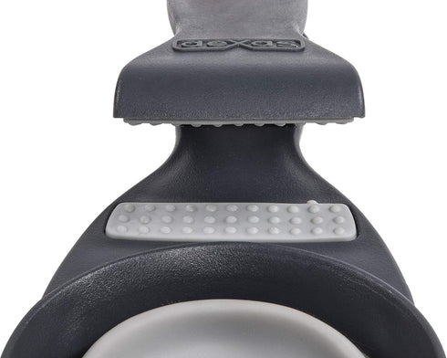 Dexas Pets Collapsible KlipScoop Dry Dog Food Scoop and Bag Clip, Light Gray, 1/2 Cup Capacity (PW650432429)