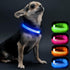 Visinite Light Up Dog Collars for Small Dogs, LED Dog Collar Light Rechargeable, Fully Adjustable Glow in The Dark Dog