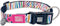 Max & Molly Rainbow Zebra Stripes Dog Collar with Safety QR Code Tag, Soft Adjustable Waterproof Collar for Large Dogs