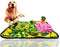 Dogs Snuffle Mat, Pet Feeding Mats, Puppy Sniffing Pad, Interactive Puzzle Toys for Multiple Breeds (Yellow)