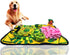 Dogs Snuffle Mat, Pet Feeding Mats, Puppy Sniffing Pad, Interactive Puzzle Toys for Multiple Breeds (Yellow)