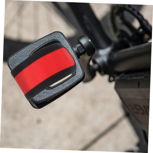 Toddmomy 1 Pair Bicycle Muzzle, Bike Attachment for Kids Bikes, Adjustable Pedal Footrest Strips