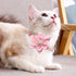 PET SHOW 4pcs Dog Flowers Collar Charms - Slides Attachment Accessories for Small Medium Large Dogs, Cats