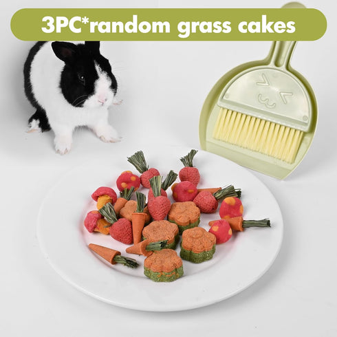 Yuoaes Large Rabbit Litter Box Bunny Potty Training Corner Litter Pan with Drawer Comes with Liners Rabbit Pee Pads