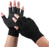 Hariendny Lightweight Men and Women Half-Finger Slip Breathable Fingerless Work Gloves, Fingerless Work