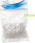 Plastic Aquarium Air Tube Pipe Pump Valve Connector, 100pcs Inline Tubing