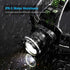 LED Headlamp - Super Bright Headlight Flashlight, 3 Modes Zoomable for Running, Hiking, Camping, Fishing