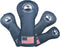 OGECLF Blue Leather with Embroidery Golf Club Driver Fairway Wood Hybrid Head Covers - 1, 3, 5, UT Covers