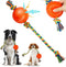 Dog Rope Toys with Squeaky Ball | Tug of War Dog Toy Ball on Rope for Small Medium Dogs to Keep Them Busy