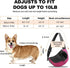 FDJASGY Pet Sling Carrier for Small Dogs Cats, Breathable Mesh Hand Free Puppy Backpack with Adjustable Strap and Pouch