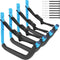 Kayak Storage Rack for Garage, Wall Mount Kayak Rack with Nylon Straps, Heavy Duty Hanger for Kayaks and SUP (4 Pack, 6
