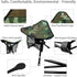 GEERTOP Portable Camping Folding Stool Seat - Swivel Tripod Chair for Outdoor Gear