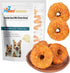 Dog Treats, Long Lasting for Large Dogs, Clean Teeth, Chicken Wrapped Rawhide Donuts, 0.5lb
