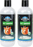 Premium Grade Pet Shampoo for Dogs and Cats, 20 Ounce Bottle, 2-Pack - Veterinary Strength and Odor Eliminator Formula