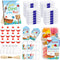 KBDHYY 24 Sets Fishing Party Favors Mini Candy Tackle Boxes with 24 Red