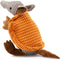 Hollypet Fluffy Squeaky Dog Toys for All Breeds, Stuffed Toys for Small, Medium & Large Dogs, Orange Large