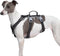 No Escape Dog Harness, Reflective Escape Proof Harness with Padded Handle for Large Dogs, Black, L