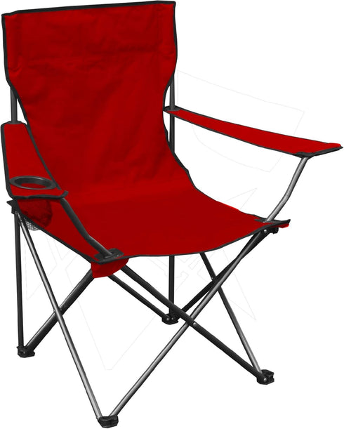 Quik Shade Chair Portable Folding Chair with Arm Rest Cup Holder and