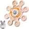 WanZEXine Rotating Natural Wood Chinchilla Chew Toys, Interactive Enrichment Rat Enrichment Toys for