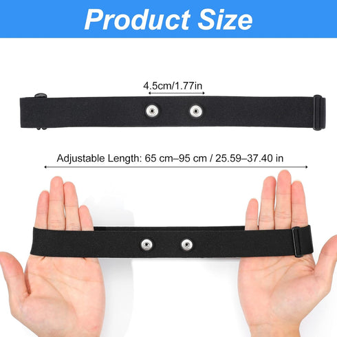 YBEATY Heart Rate Monitor Chest Band Strap Replacement Adjustable Soft Heart Rate Monitor Chest Replacement Strap