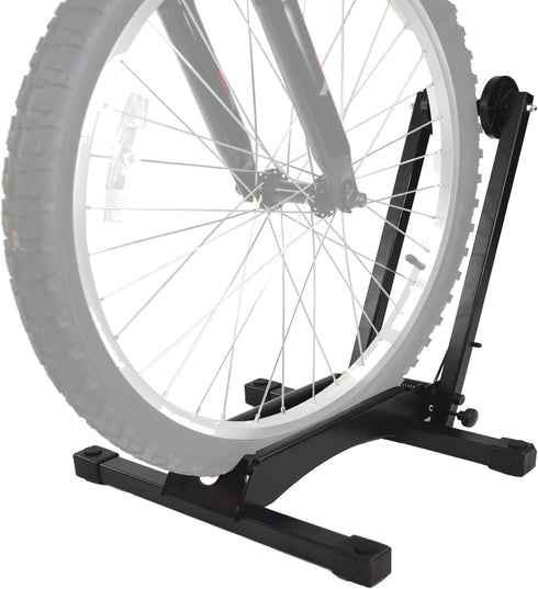 Lumintrail Foldable Bike Floor Storage Stand for Mountain and Road Bicycles