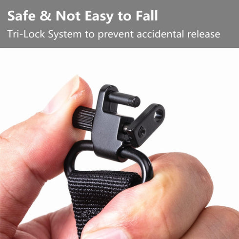 1 1.25 1.5 inch VVAAGG Sling Swivel Mount Two-Point Sling Attachment Clips