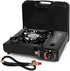 SHINESTAR Dual Fuel Stove, Portable Camping Stove with Butane & Propane Compatibility, Includes Propane Adapter Hose